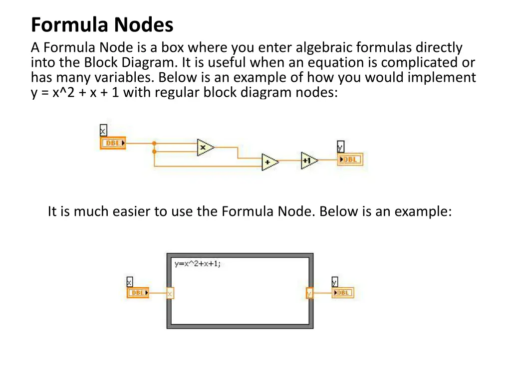formula nodes a formula node is a box where