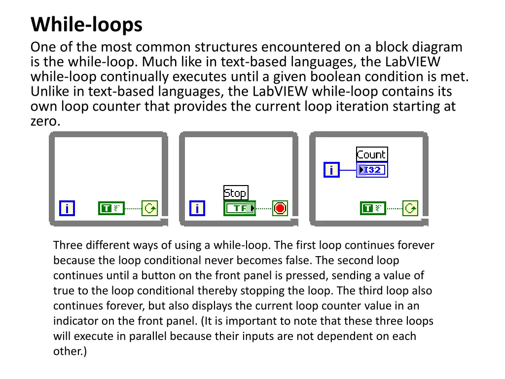 while loops one of the most common structures