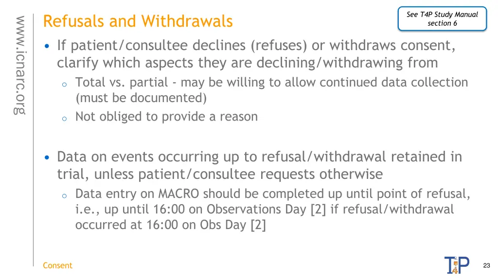 see t4p study manual section 6 6