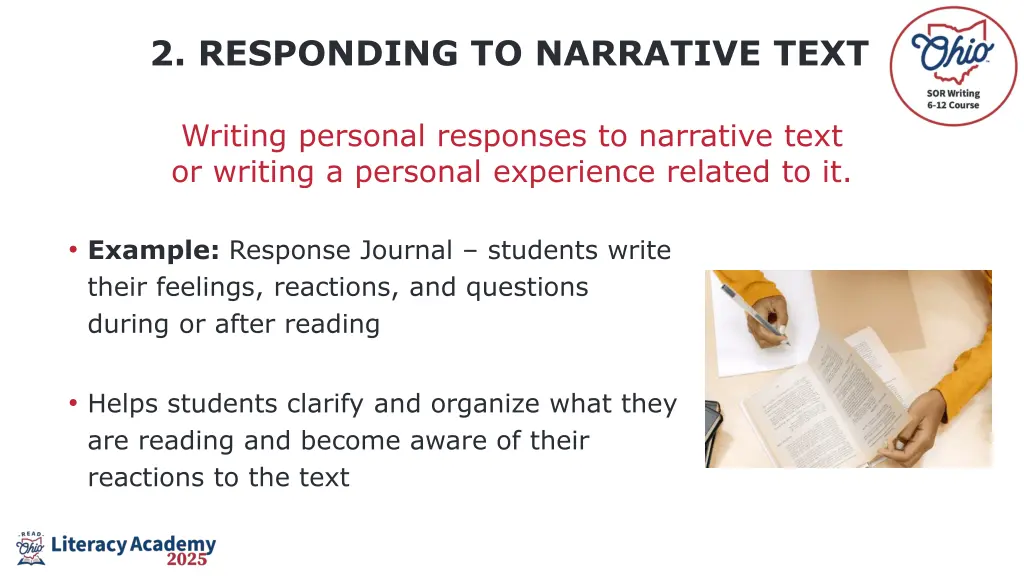 2 responding to narrative text