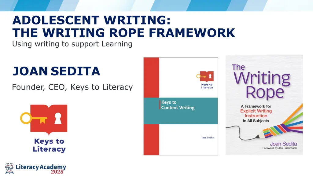 adolescent writing the writing rope framework