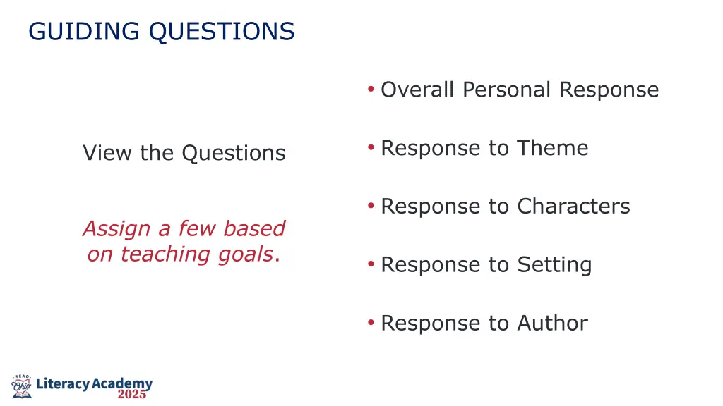 guiding questions
