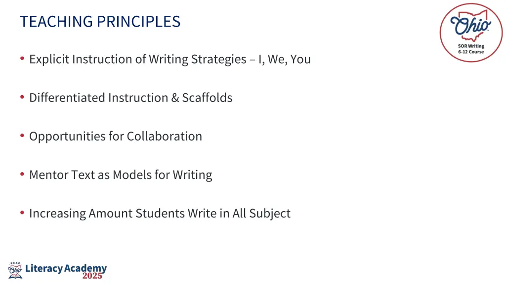 teaching principles