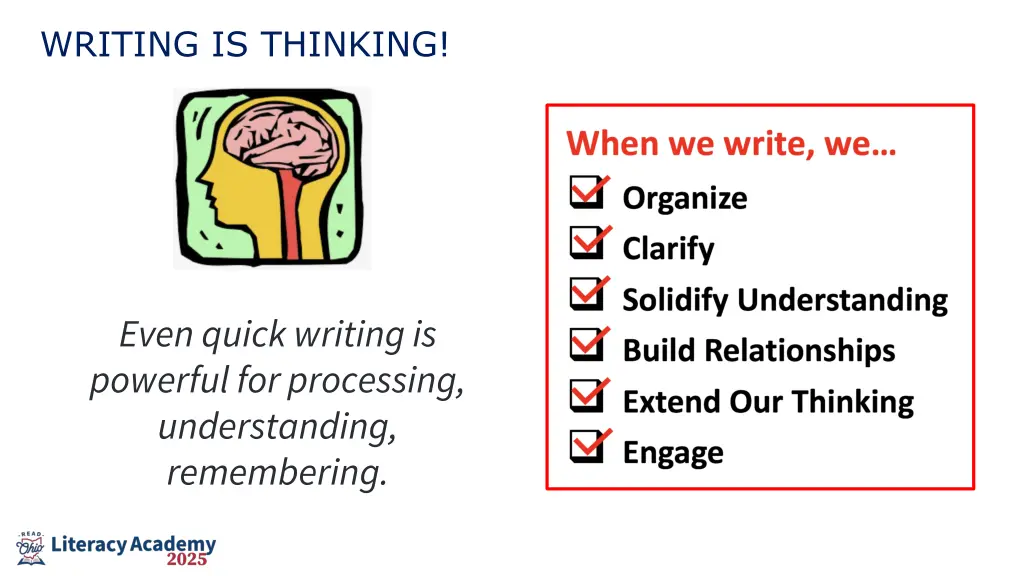 writing is thinking