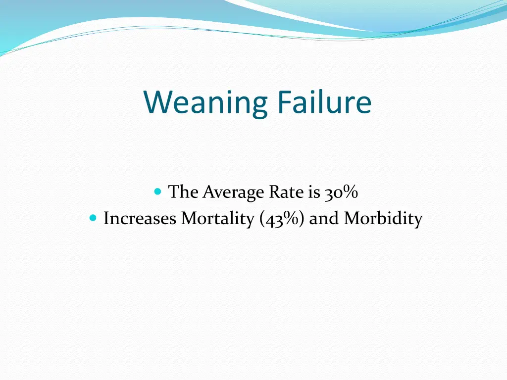 weaning failure