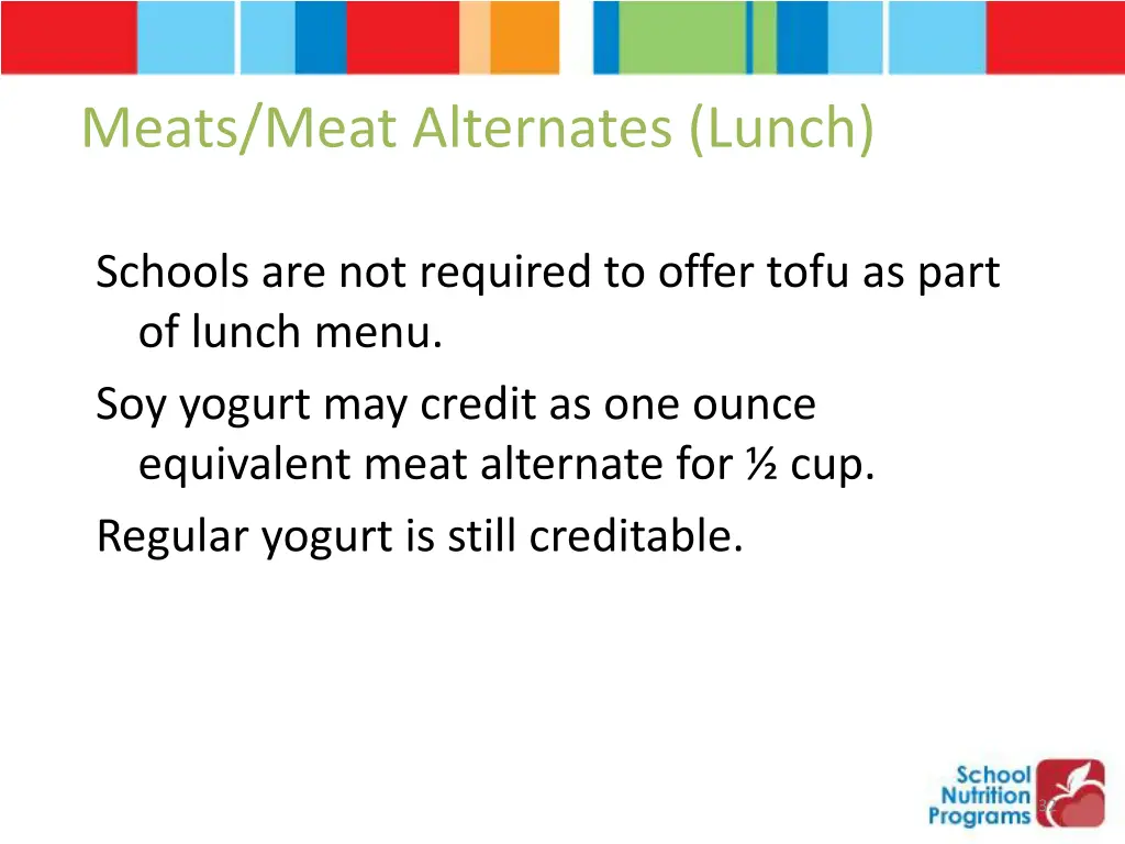 meats meat alternates lunch 3