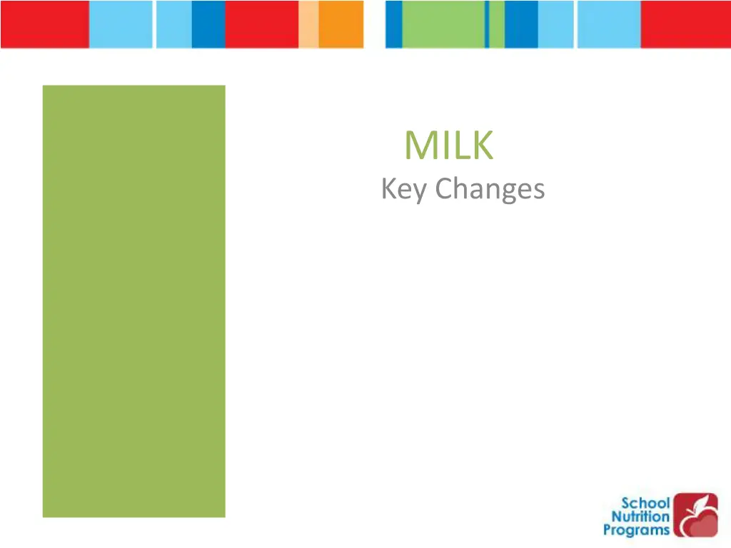 milk key changes