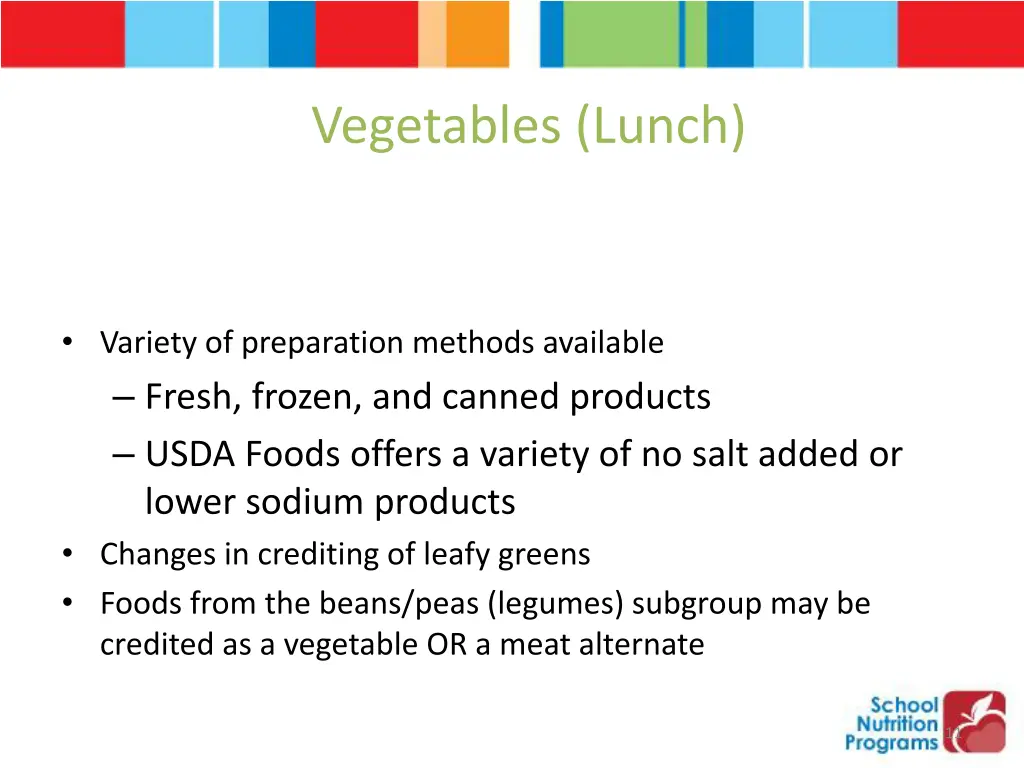 vegetables lunch 2