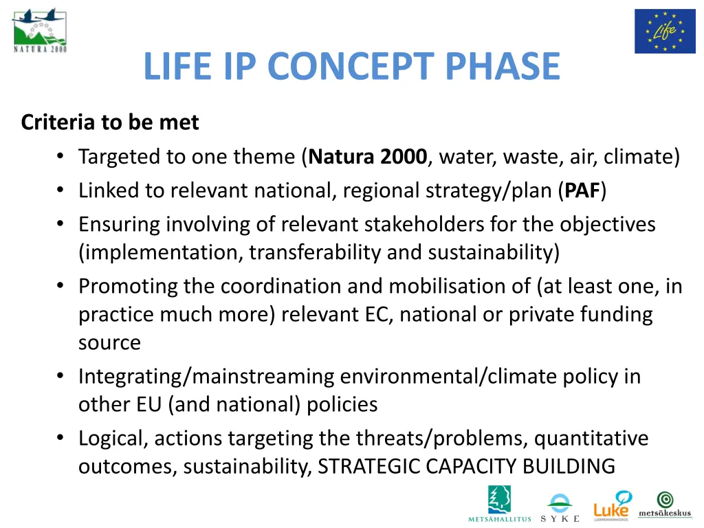 life ip concept phase