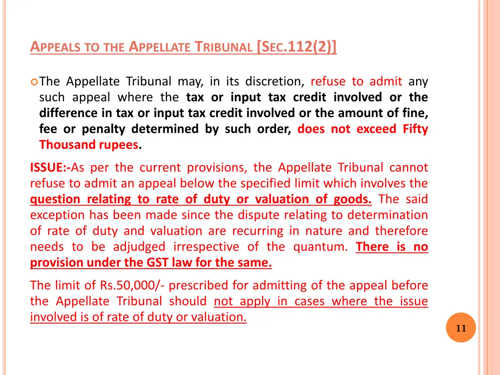 a ppeals to the a ppellate t ribunal s ec 112 2