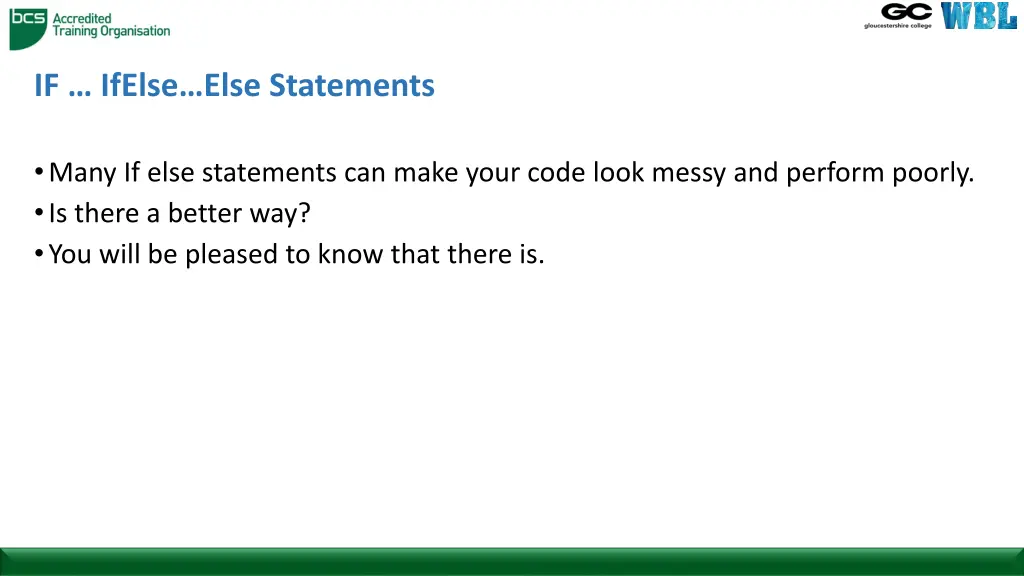 if ifelse else statements 1