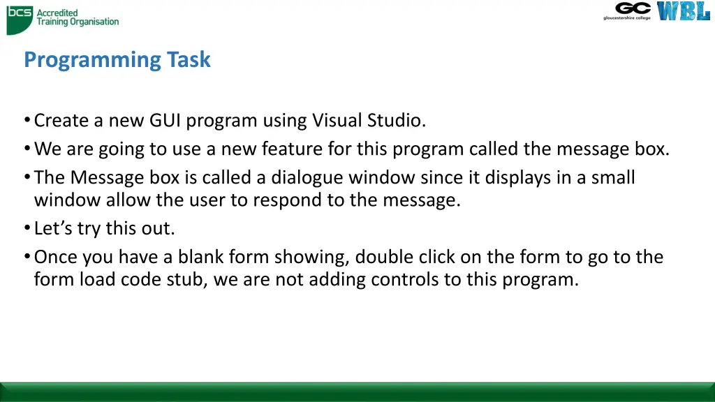 programming task