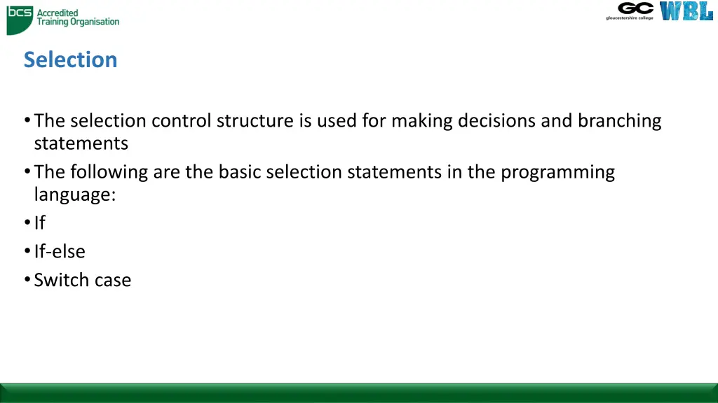 selection