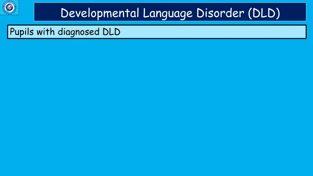 developmental language disorder dld pupils with