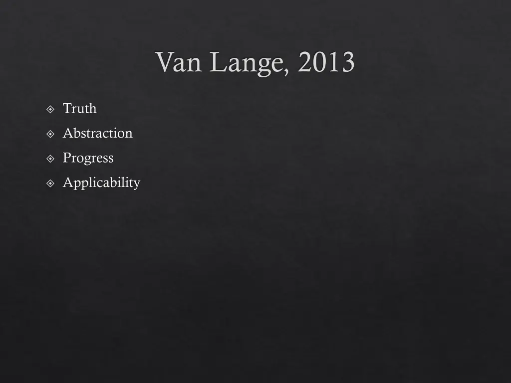 van lange 2013