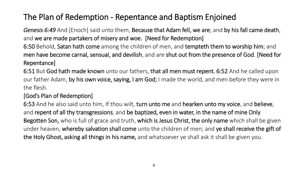 the plan of redemption the plan of redemption