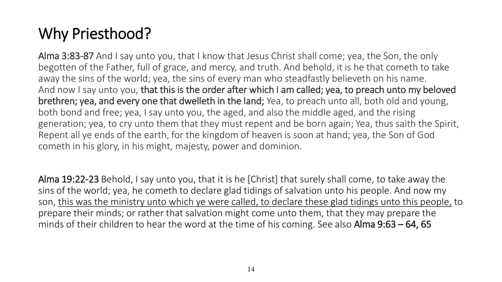 why priesthood why priesthood