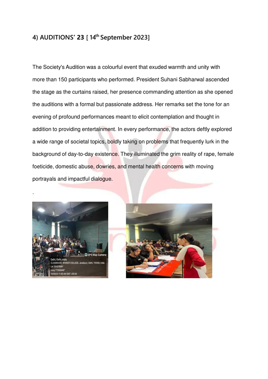 4 auditions 23 14 th september 2023