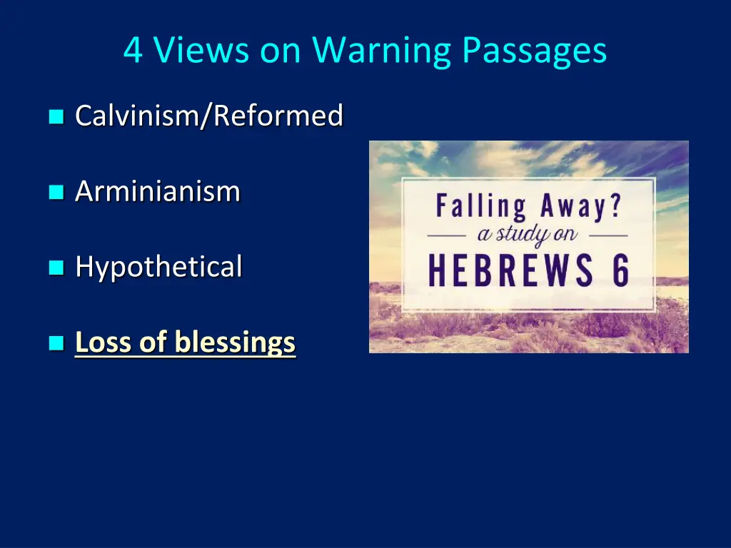 4 views on warning passages 1