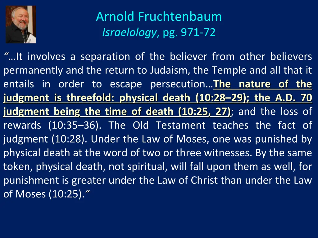 arnold fruchtenbaum israelology pg 971 72 1
