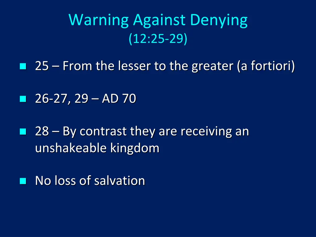 warning against denying 12 25 29