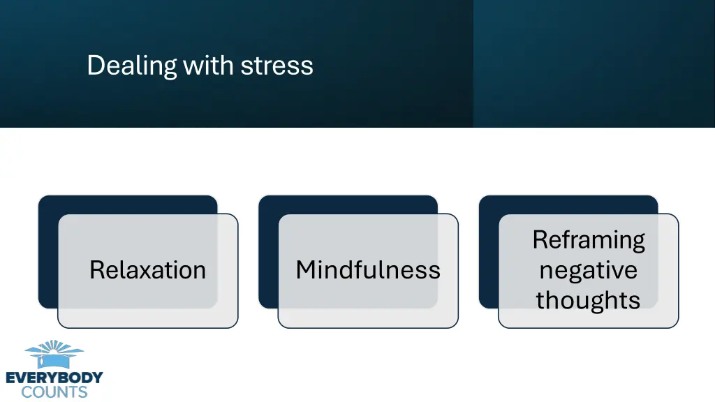 dealing with stress