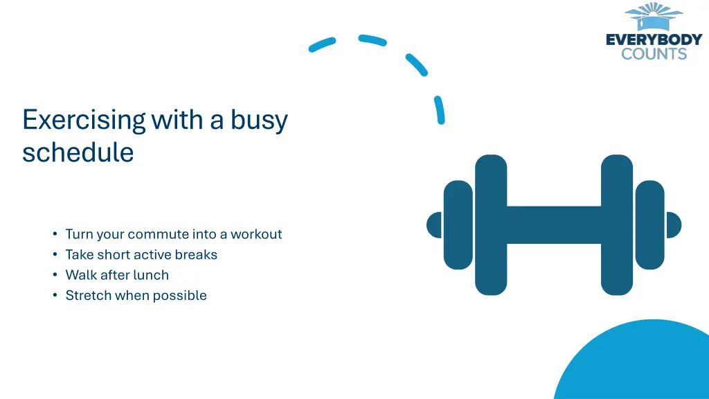 exercising with a busy schedule