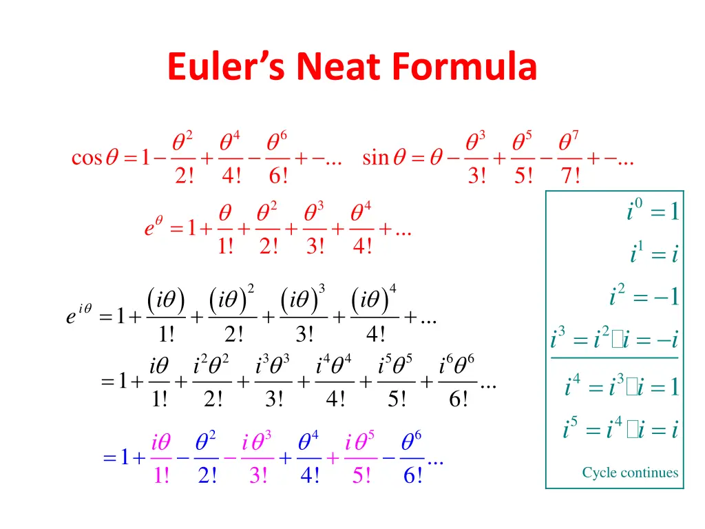 euler s neat formula