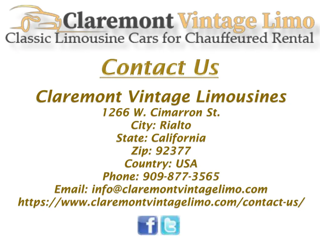 claremont vintage limousines 1266 w cimarron