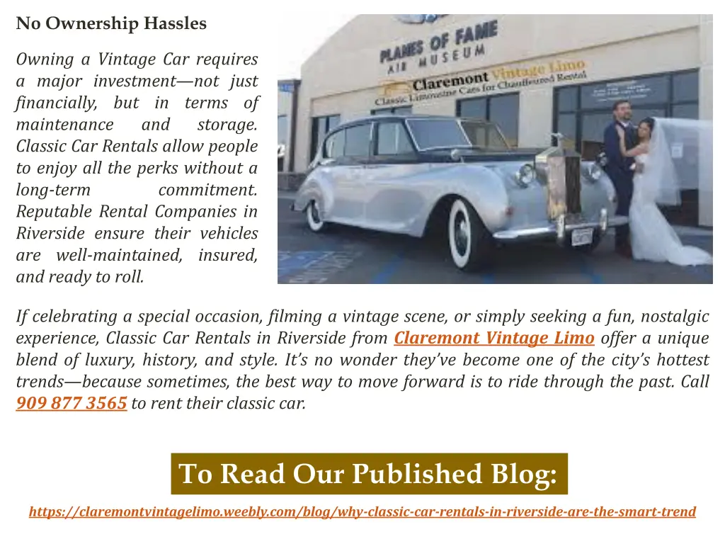 no ownership hassles