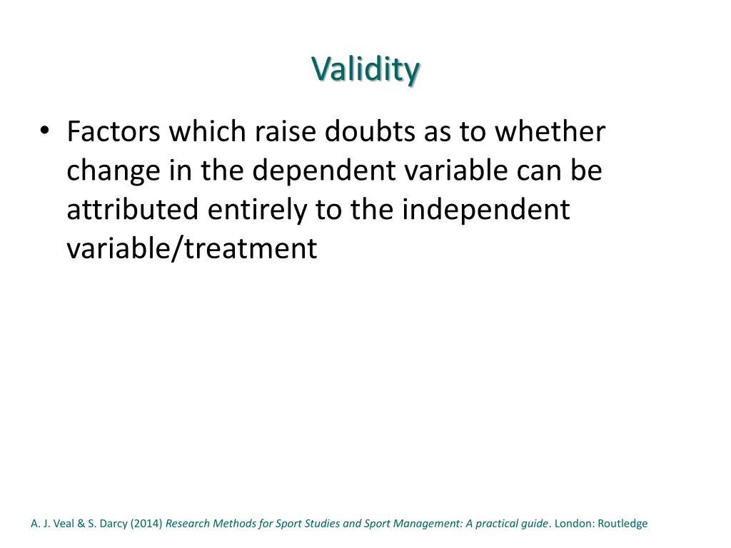 validity