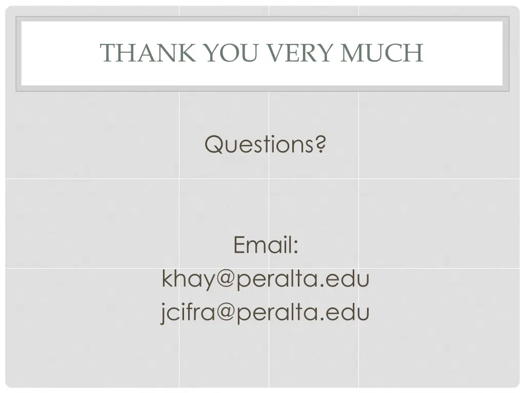 thank you very much