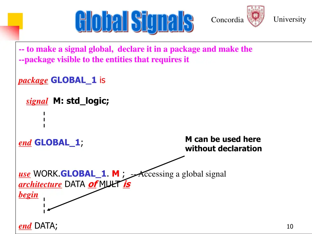 global signals global signals