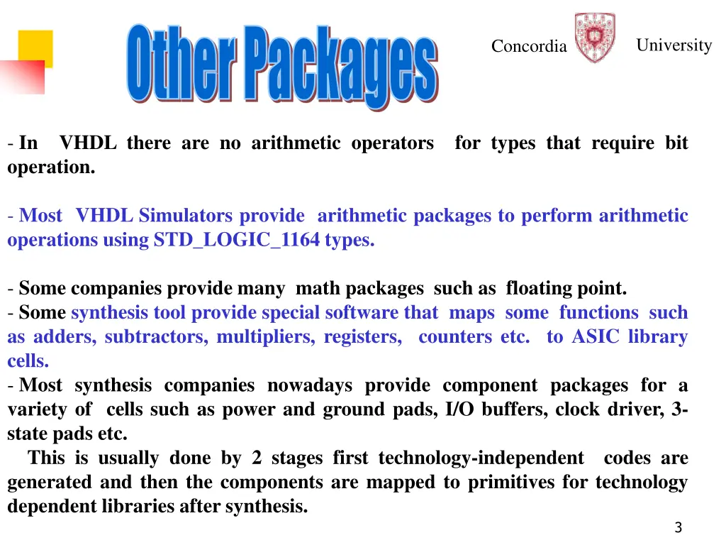 other packages other packages