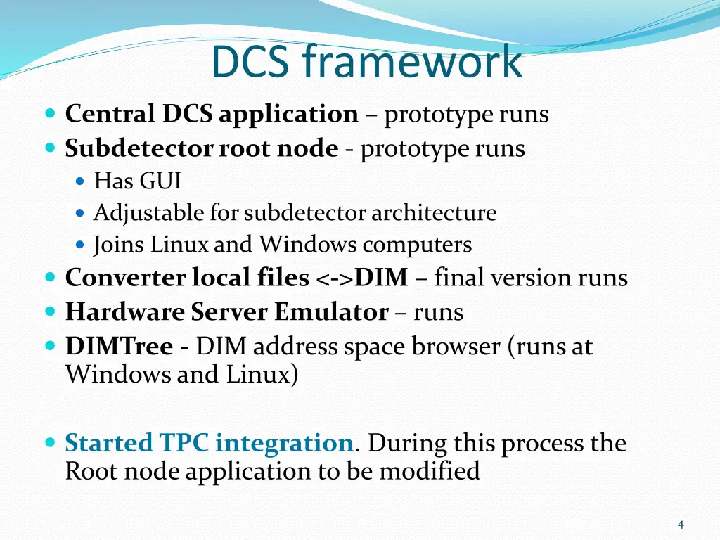 dcs framework