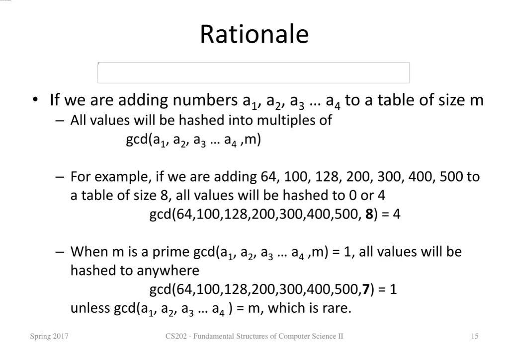 rationale