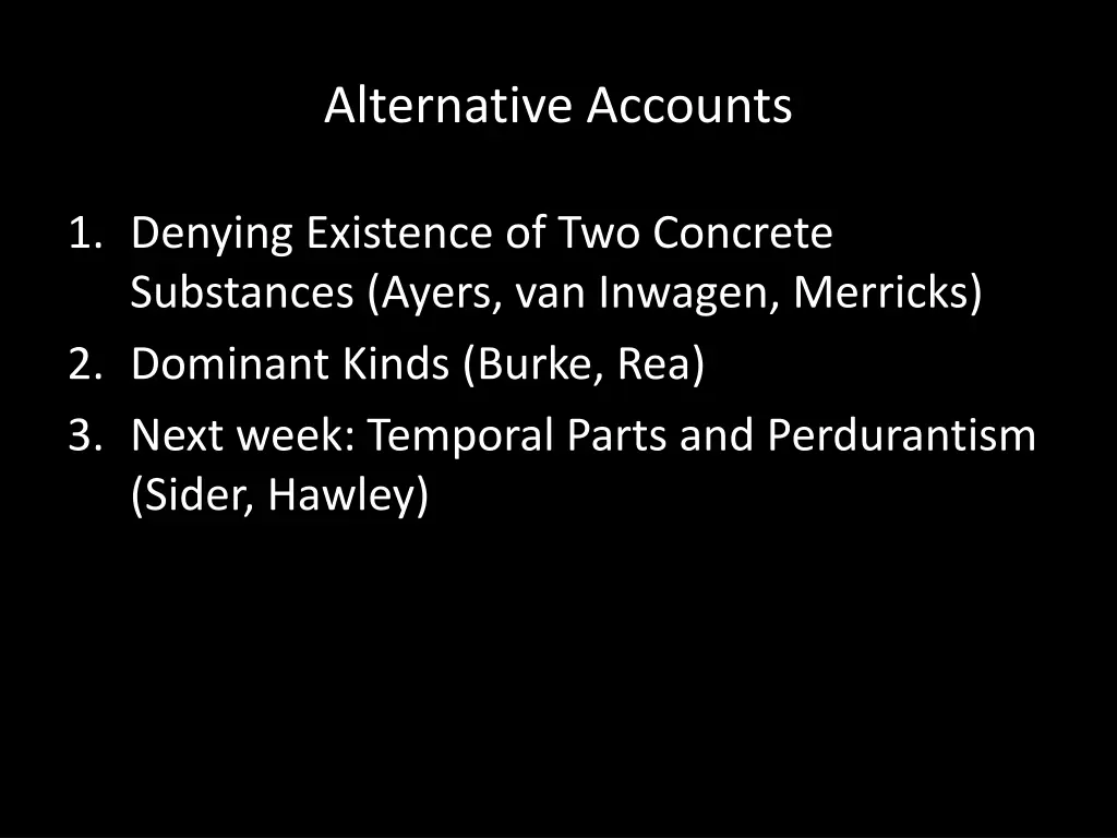 alternative accounts