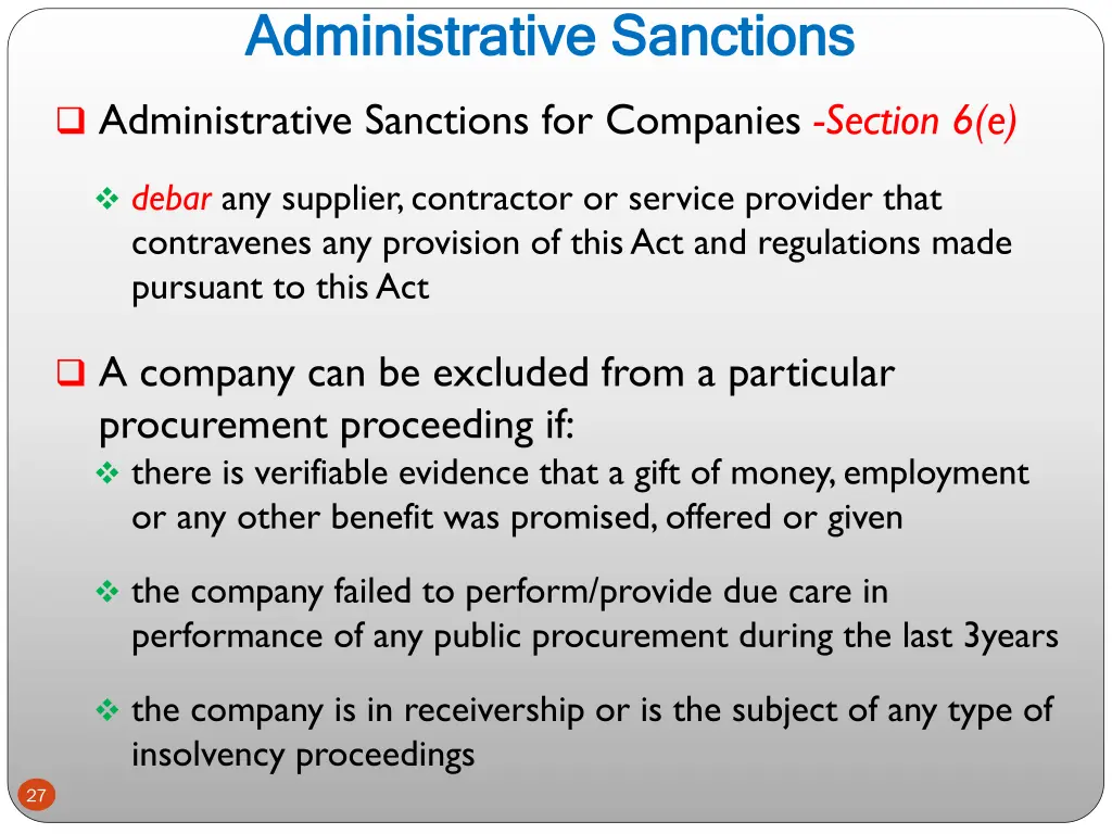 administrative sanctions administrative sanctions 1