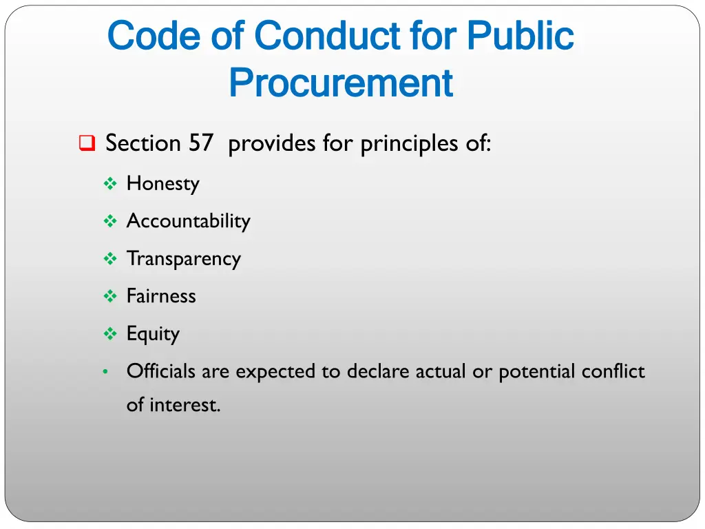 code of conduct for public code of conduct