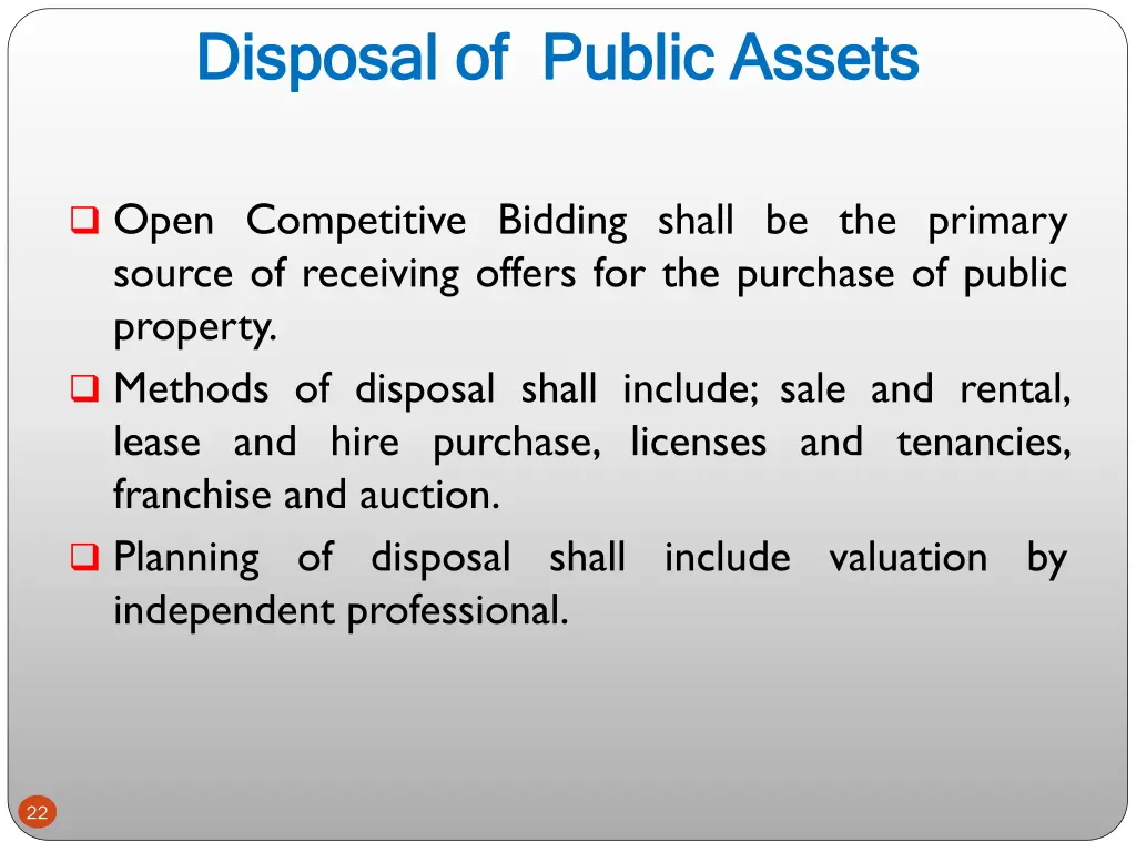 disposal of public assets disposal of public 1