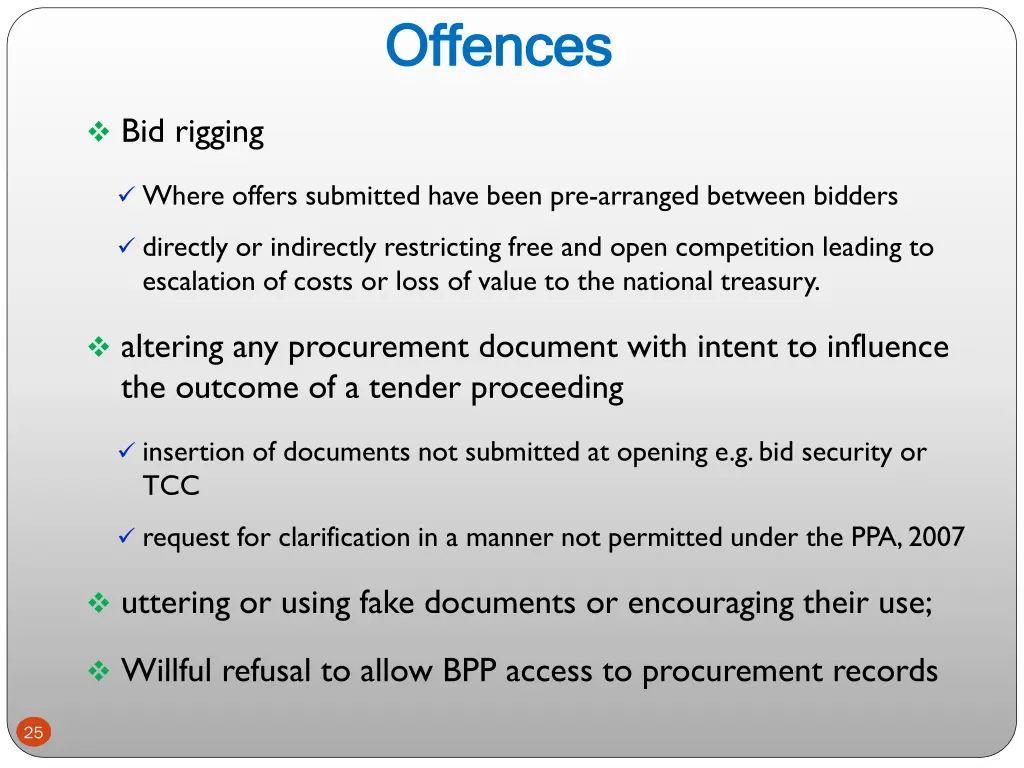 offences offences 1