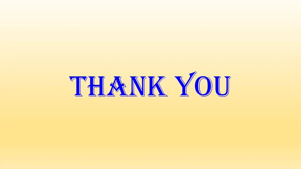 thank you