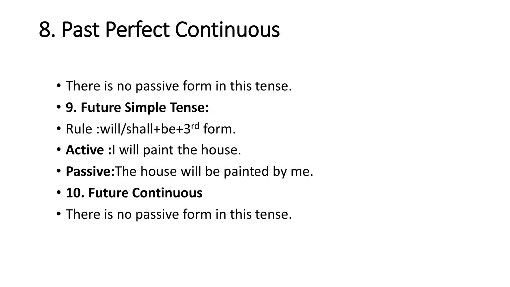 8 8 past perfect continuous past perfect
