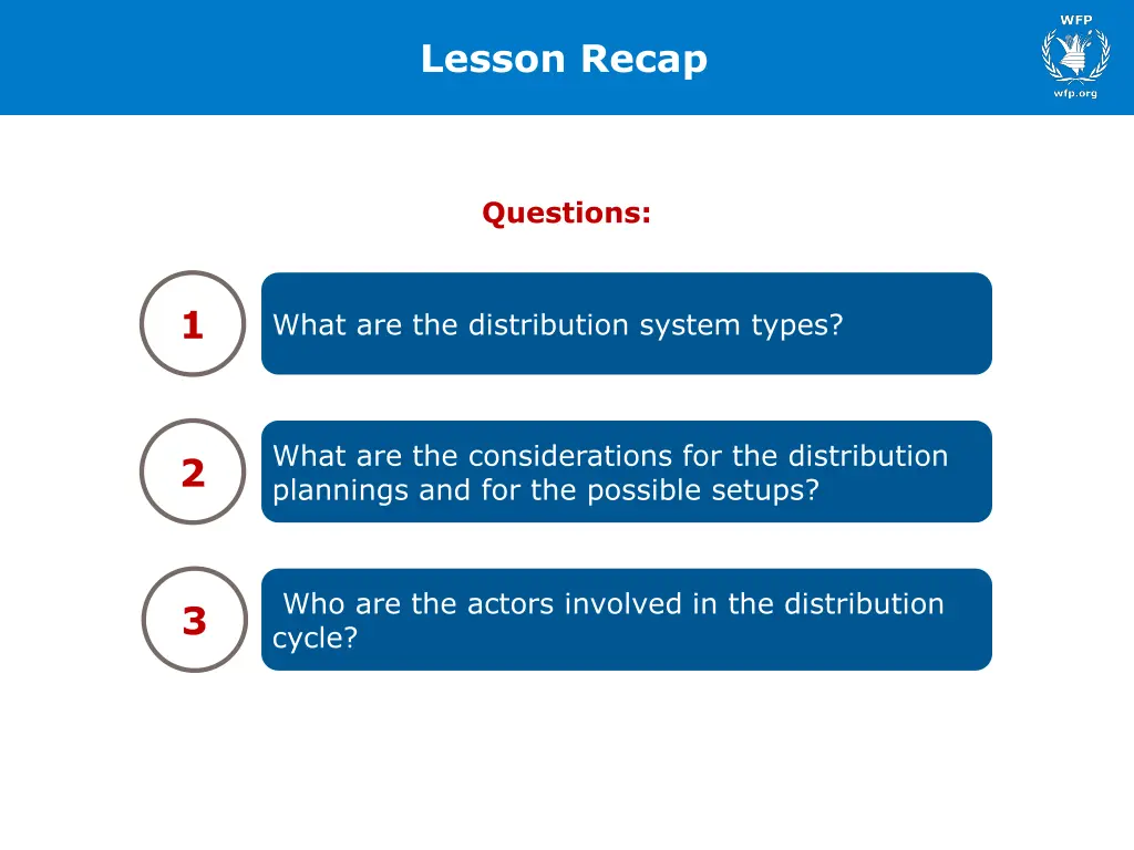 lesson recap