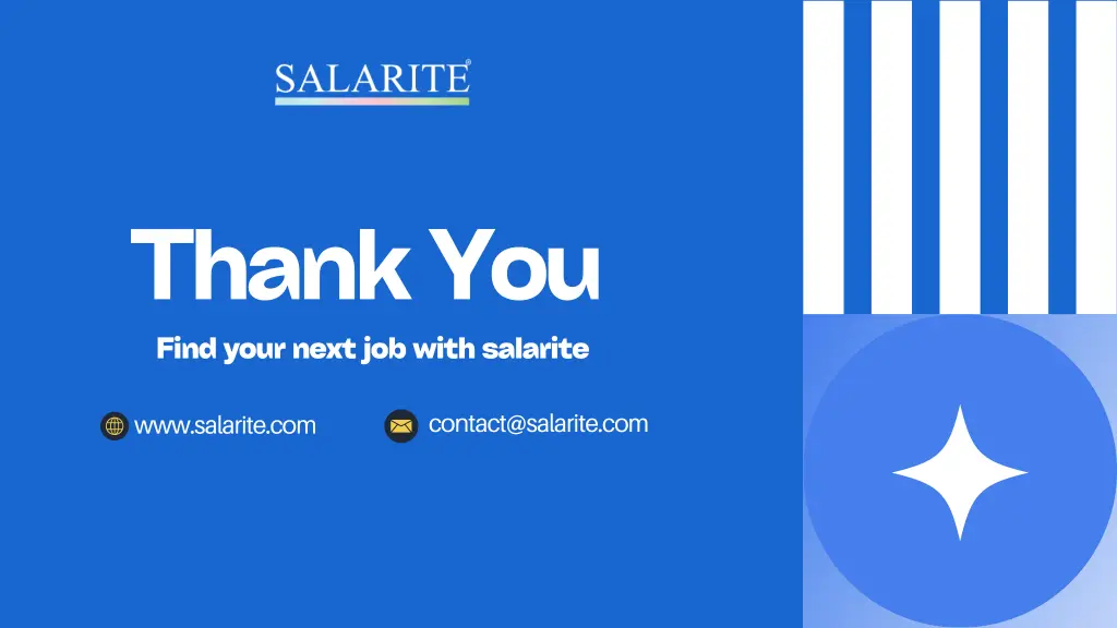 thank you find your next job with salarite