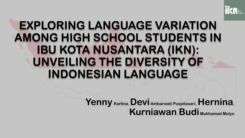 exploring language variation among high school