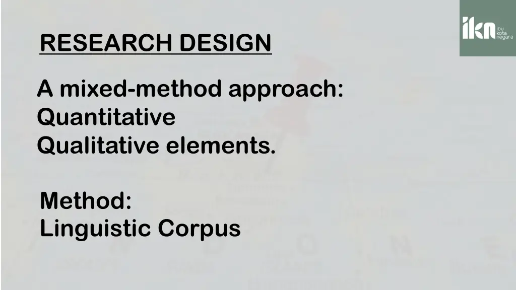 research design