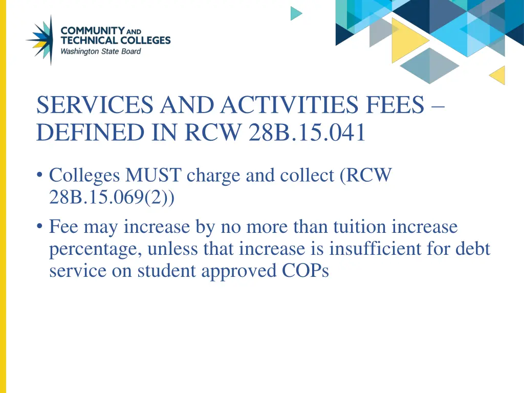 services and activities fees defined