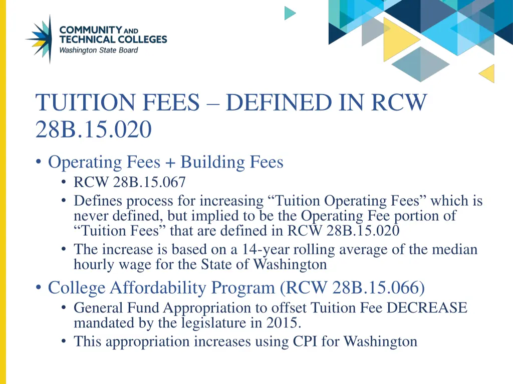 tuition fees defined in rcw 28b 15 020 operating