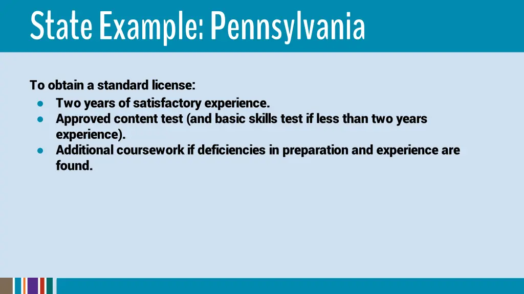 state example pennsylvania